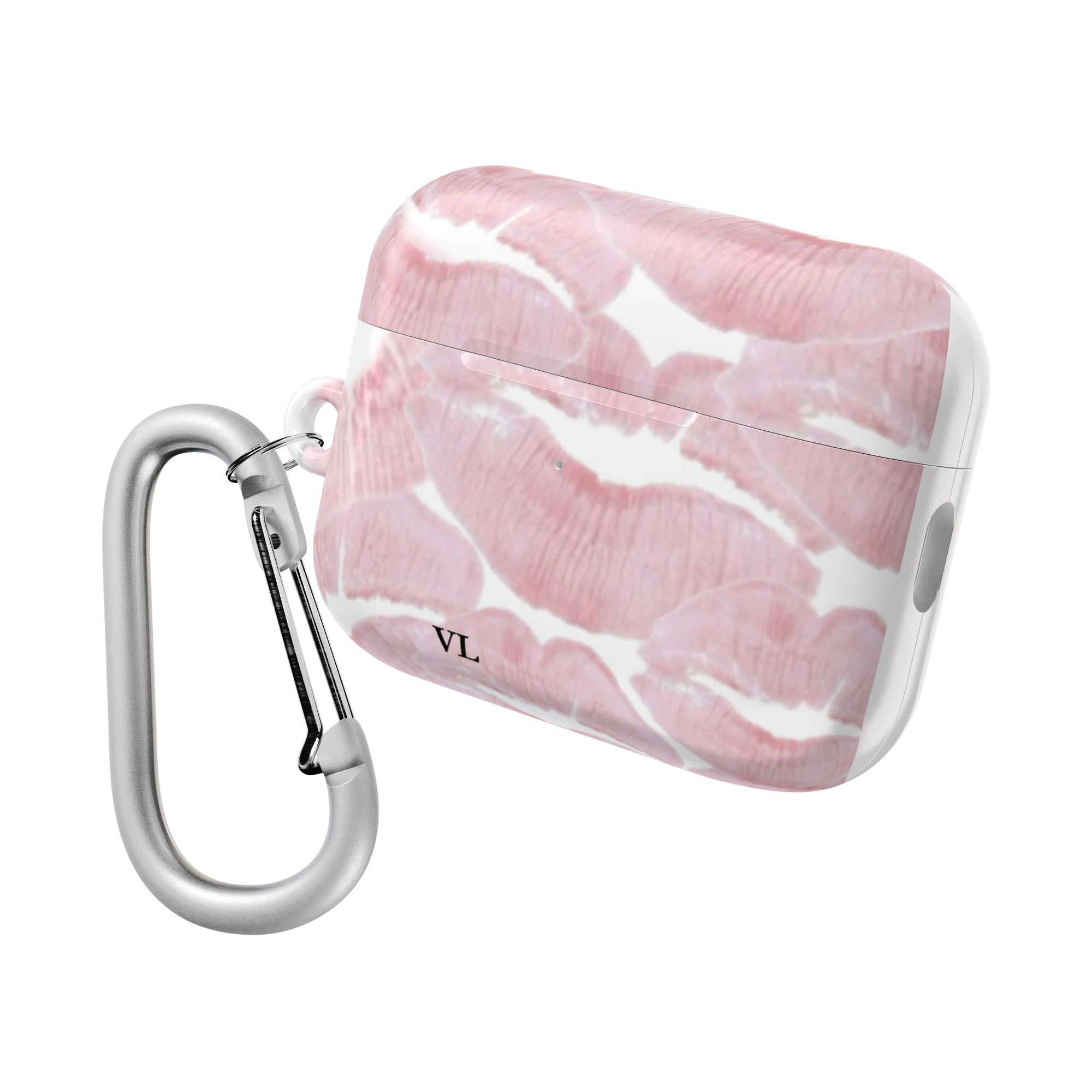 Pink Smooches Print AirPod Case