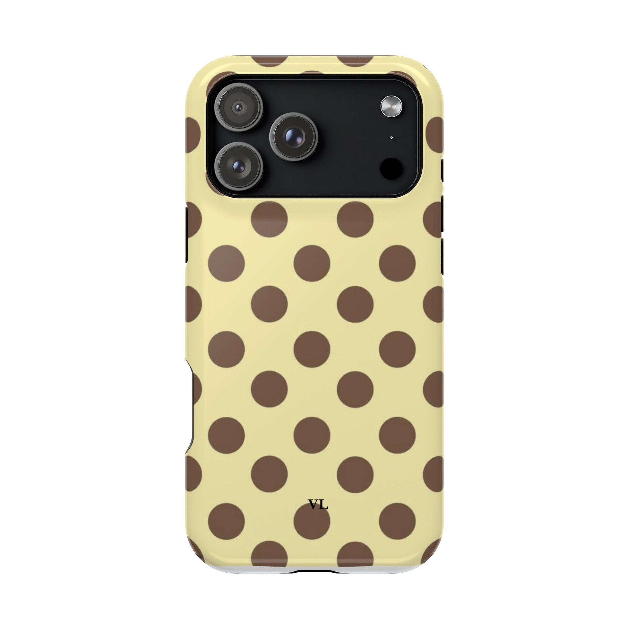 Yellow Polka Dot MagSafe Case