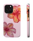 Pink Floras Magsafe Case