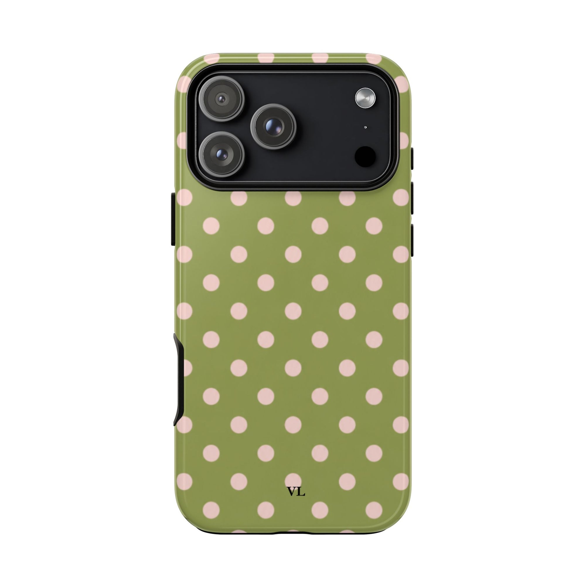 Olive Polka Dot Case