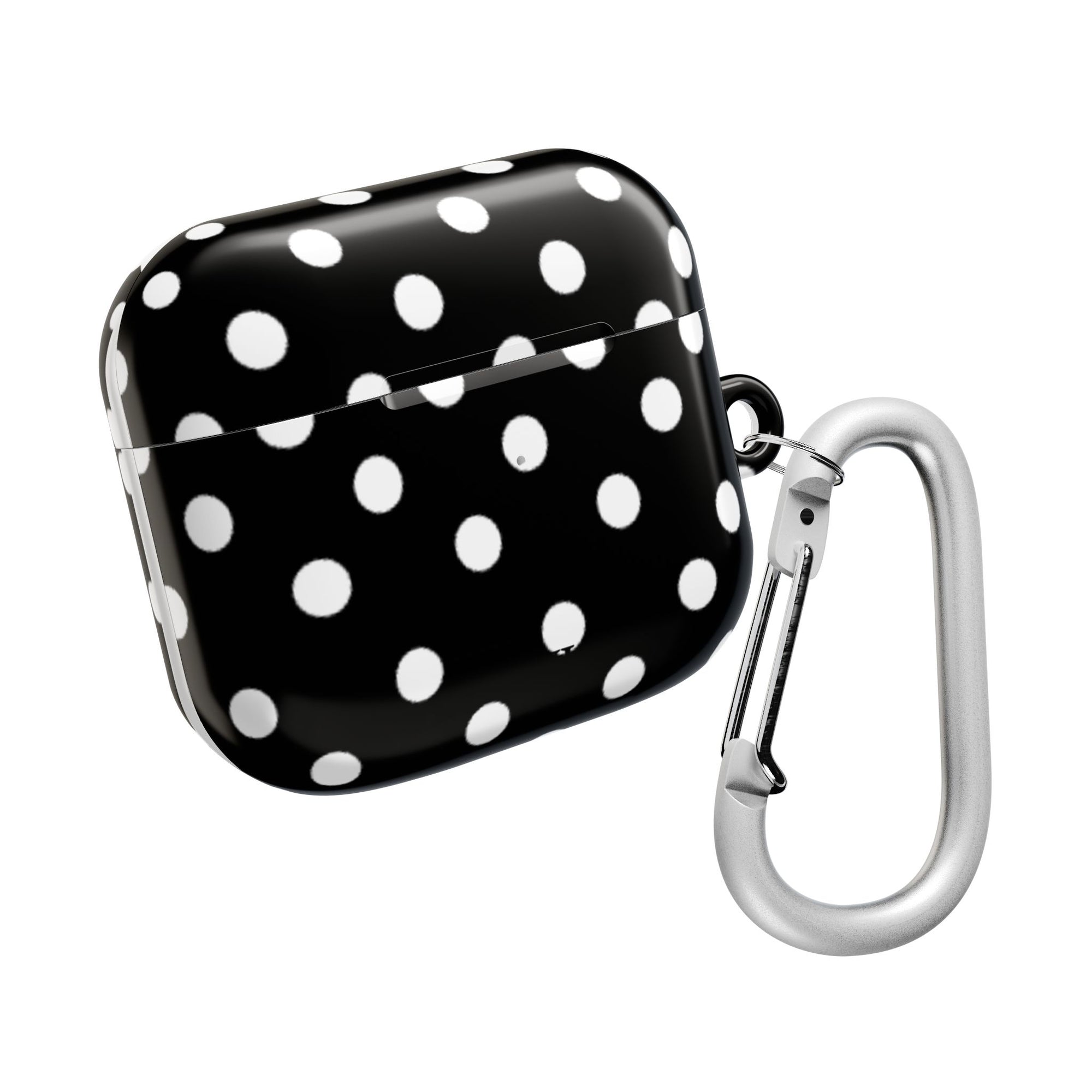 Black Polka Dot AirPod Case