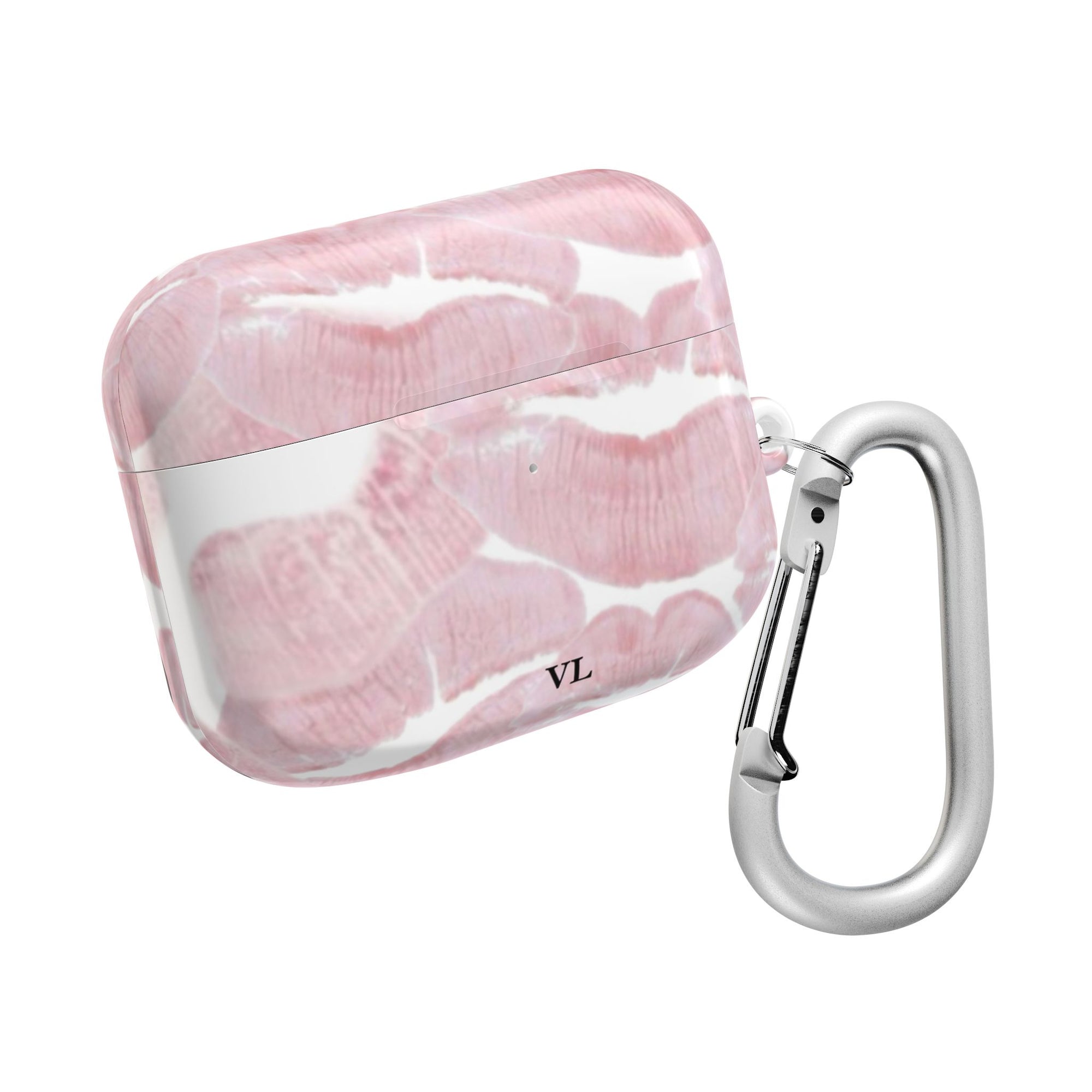 Pink Smooches Print AirPod Case