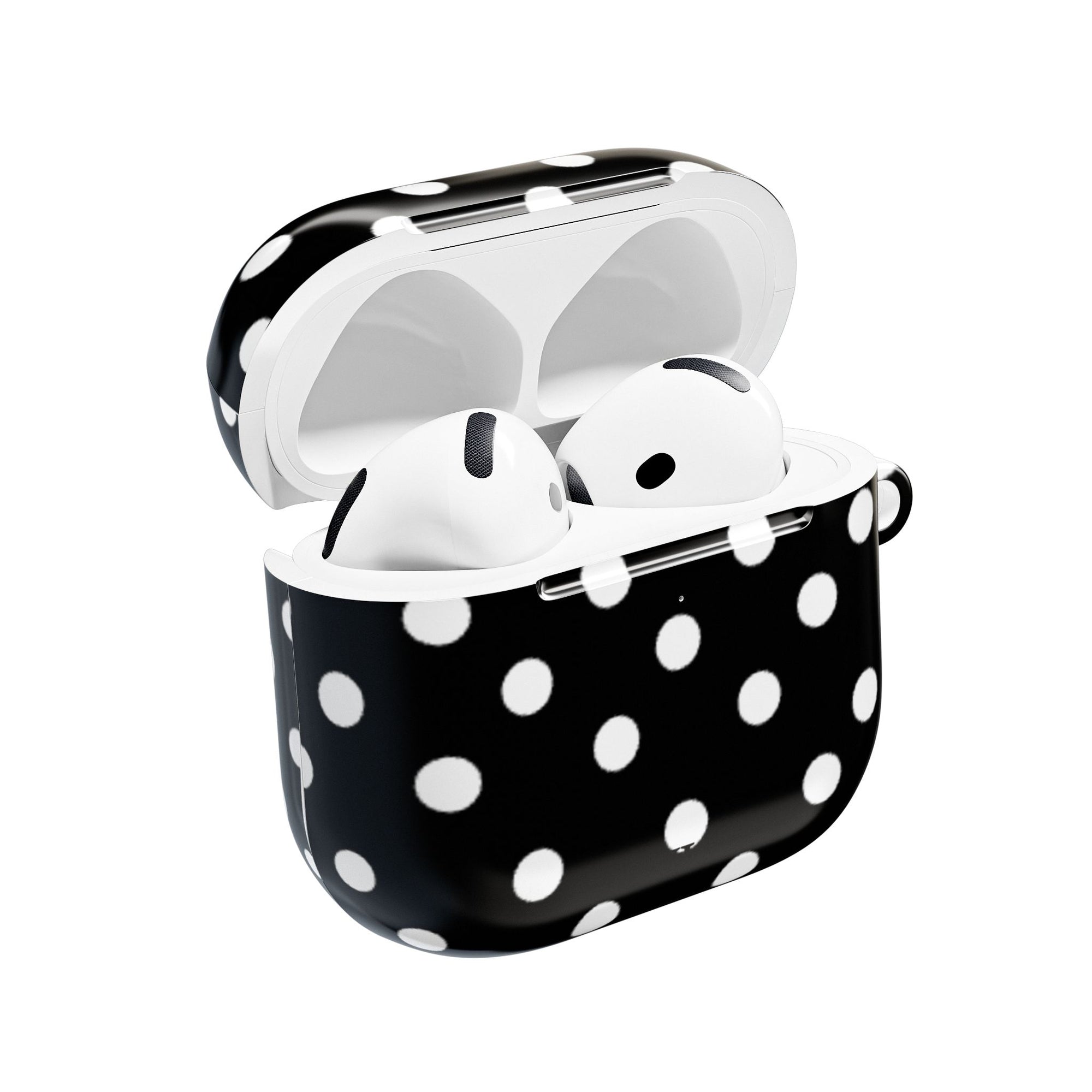 Black Polka Dot AirPod Case