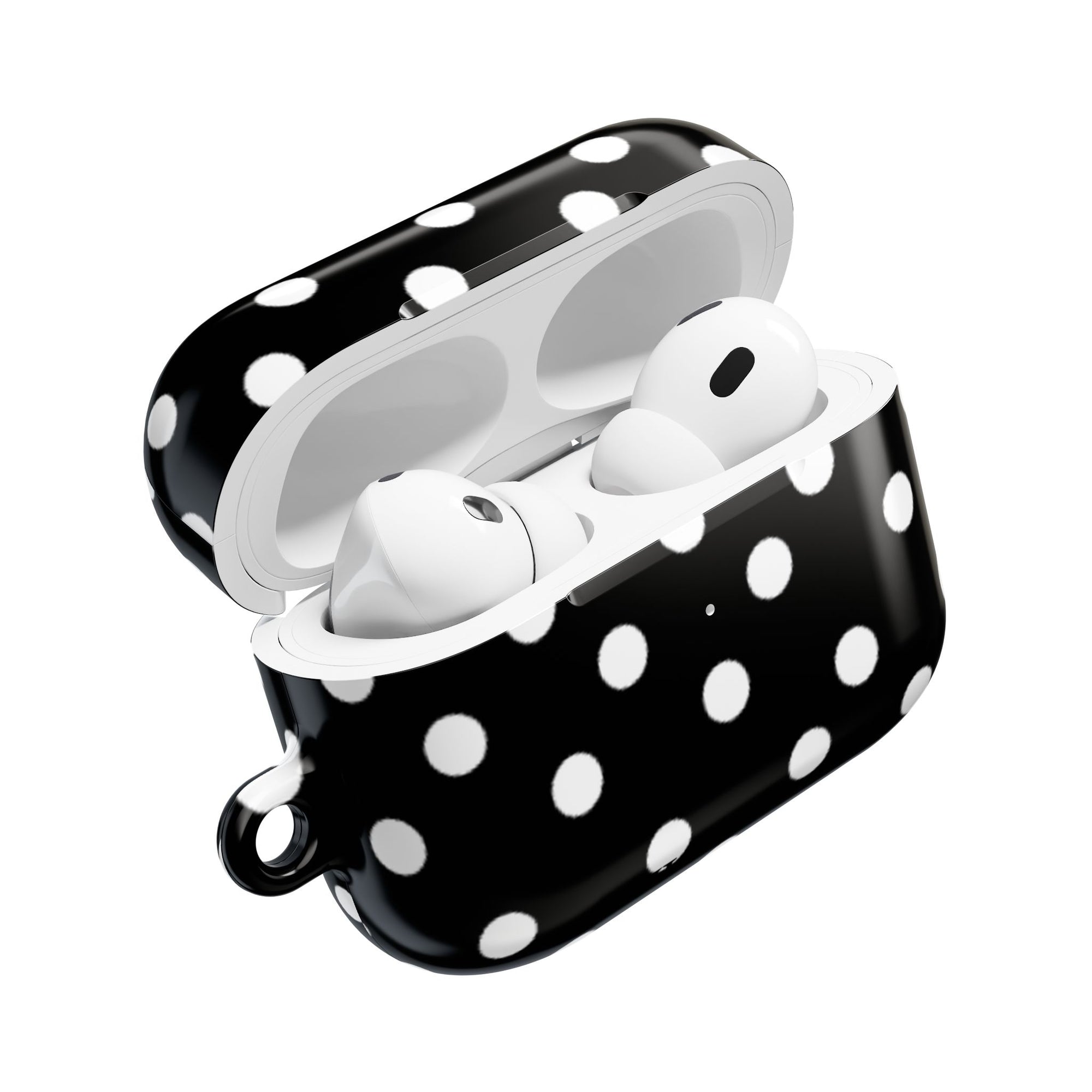 Black Polka Dot AirPod Case