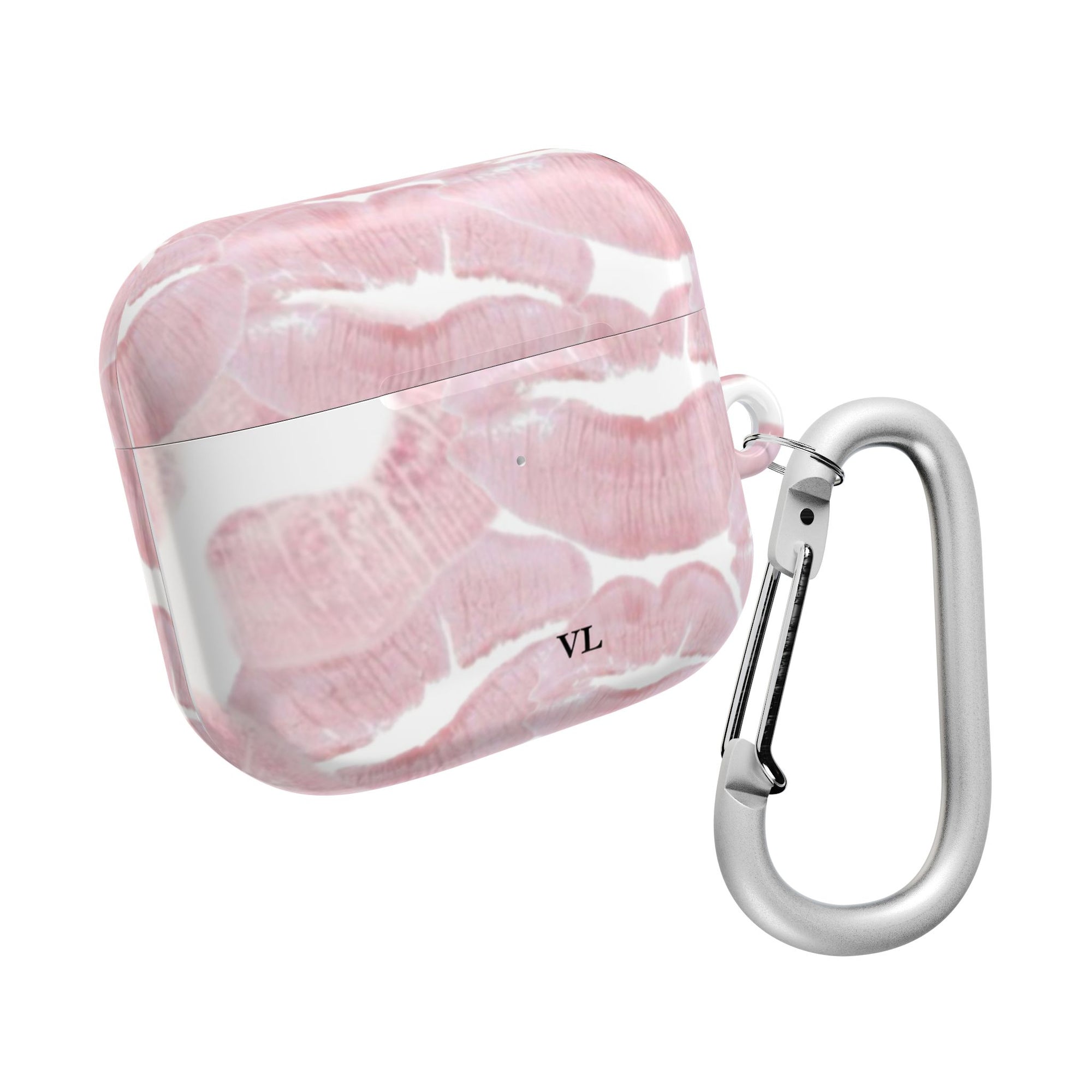 Pink Smooches Print AirPod Case