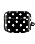 Black Polka Dot AirPod Case