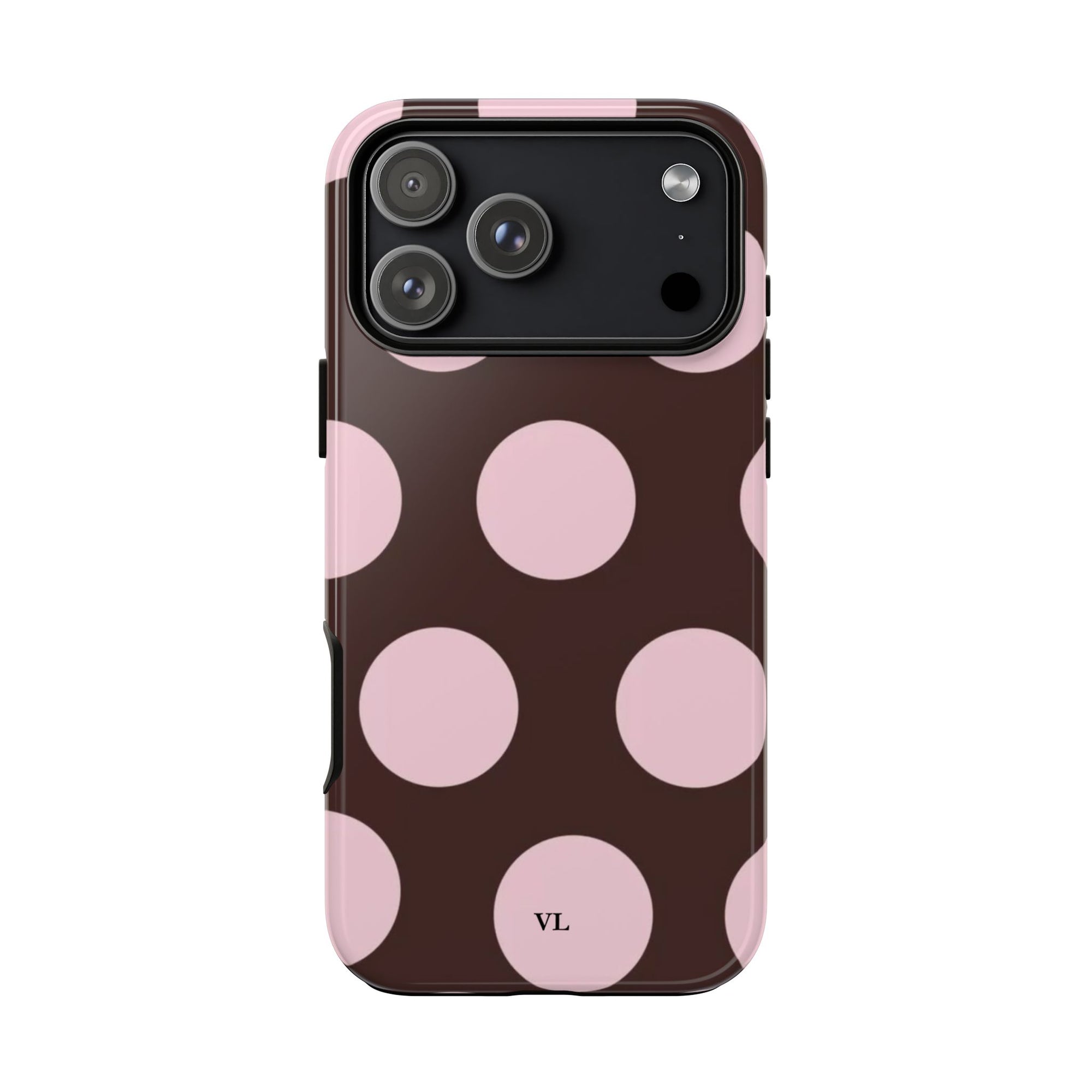 Pink on Chocolate Case