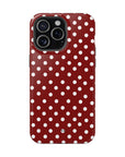 Red Polka Dot MagSafe Case