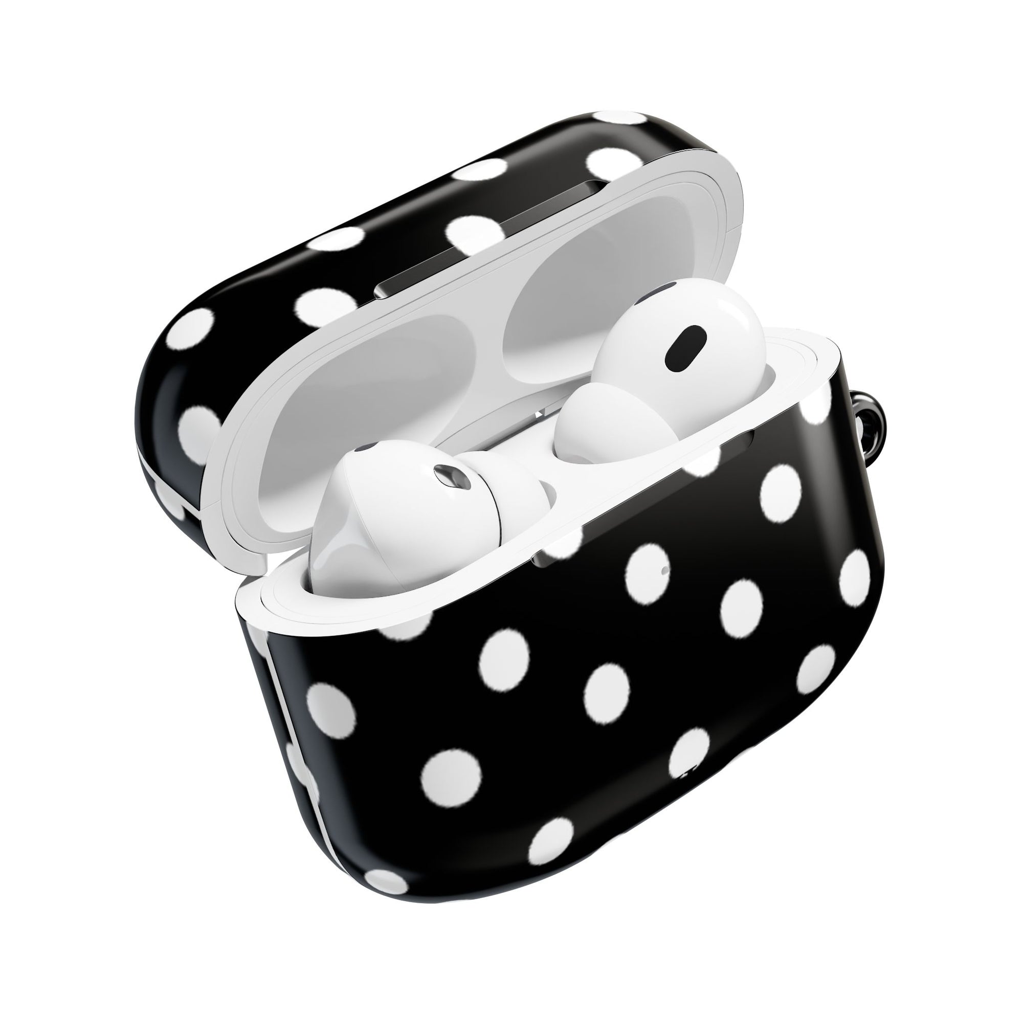 Black Polka Dot AirPod Case
