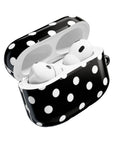 Black Polka Dot AirPod Case