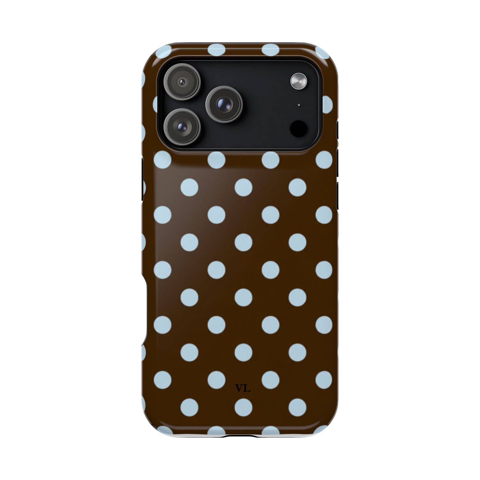 Brown Polka Dot MagSafe Case