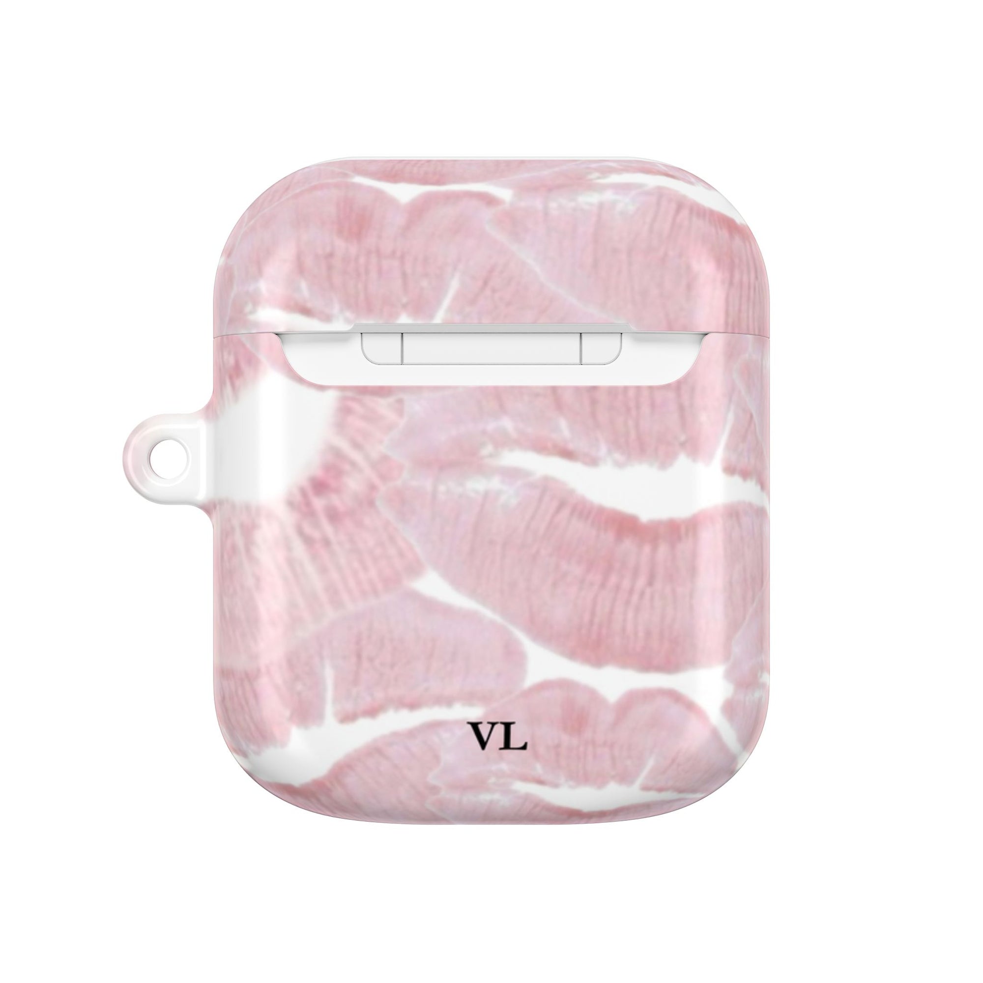Pink Smooches Print AirPod Case