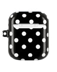 Black Polka Dot AirPod Case