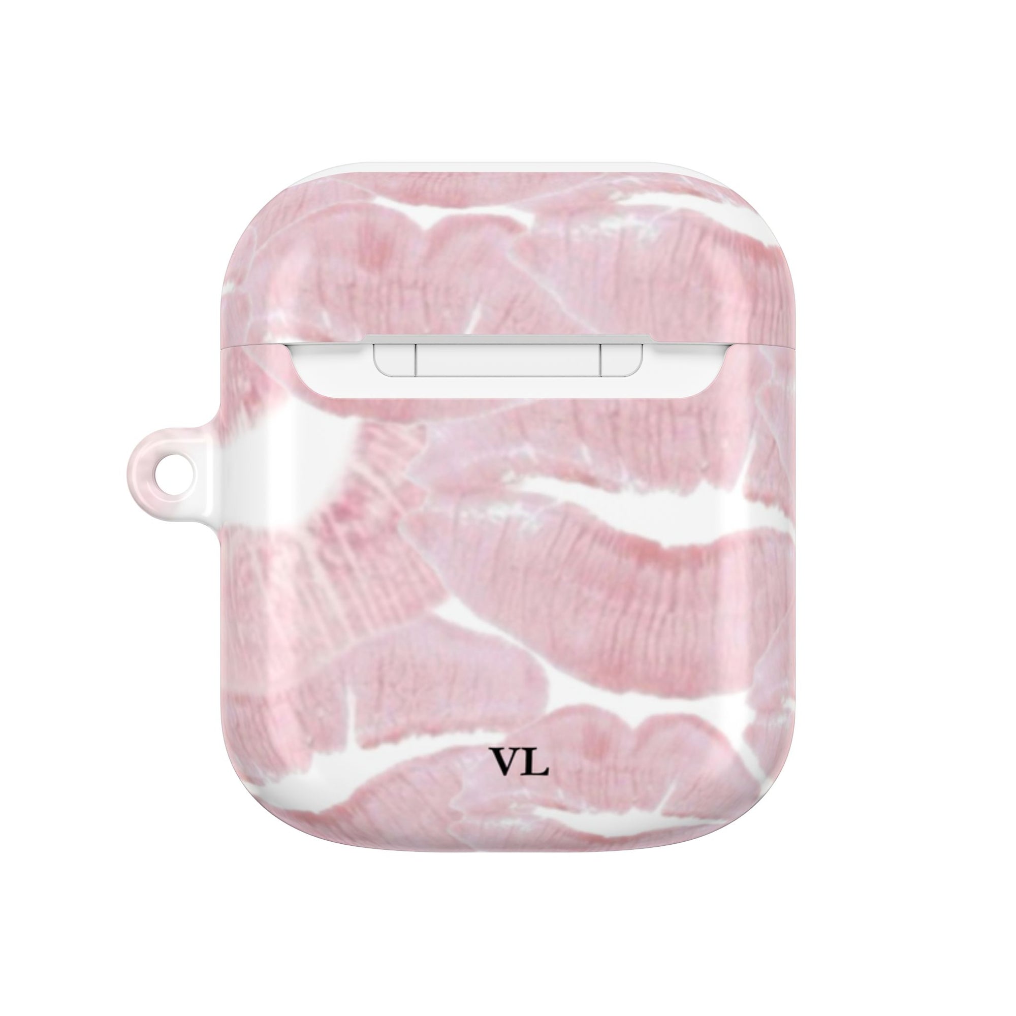 Pink Smooches Print AirPod Case