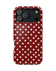 Red Polka Dot MagSafe Case