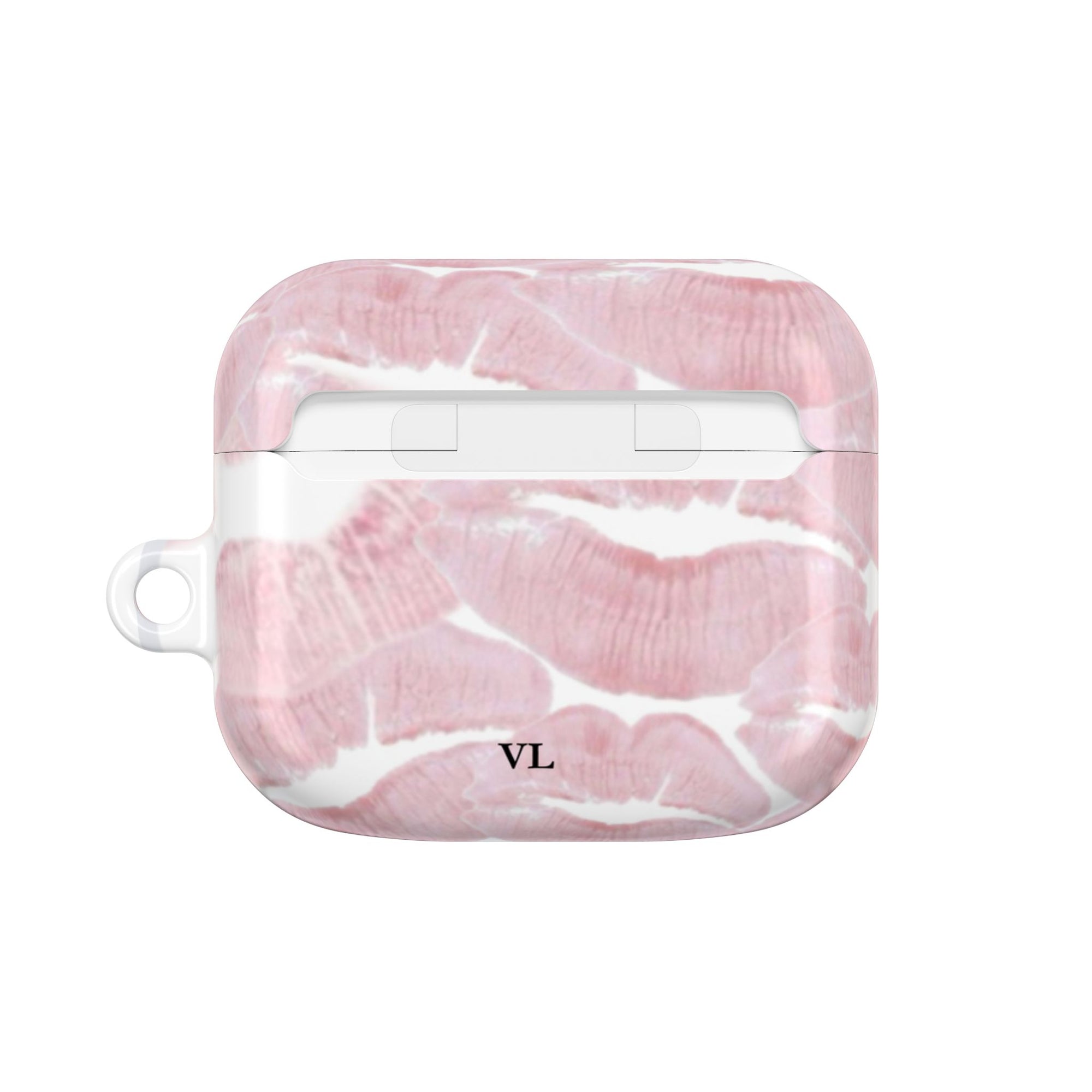 Pink Smooches Print AirPod Case