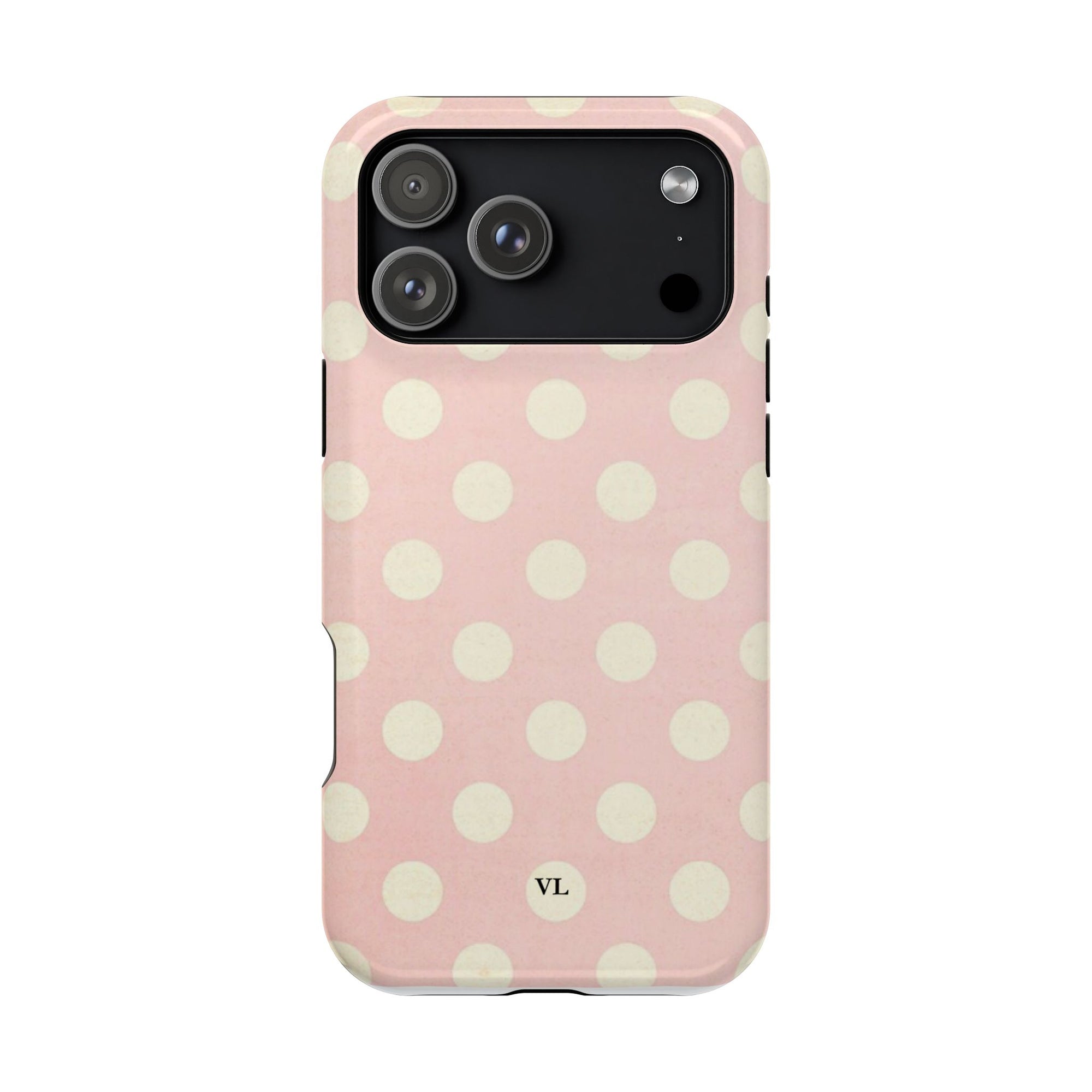Pink Polka Dot MagSafe Case