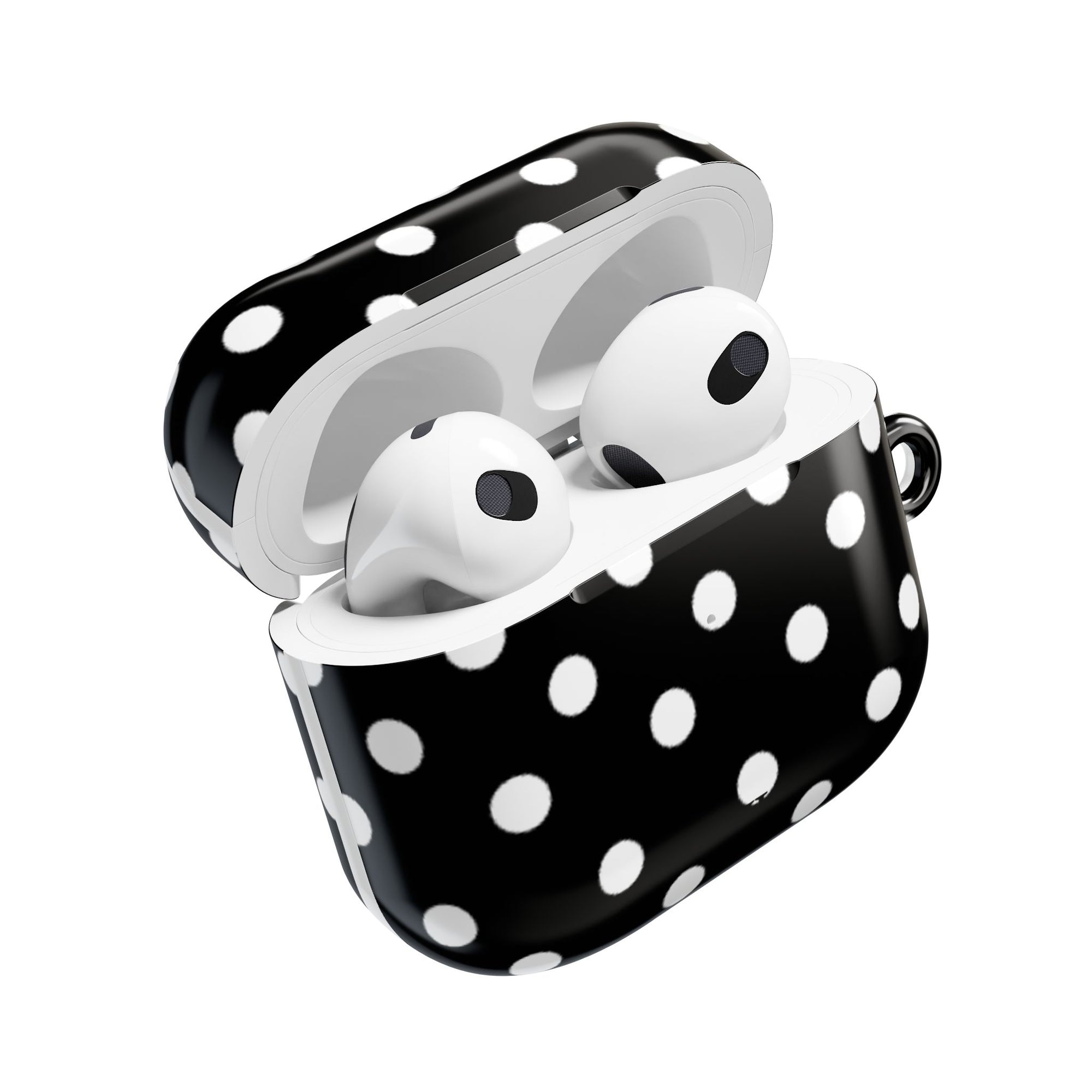 Black Polka Dot AirPod Case
