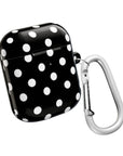 Black Polka Dot AirPod Case
