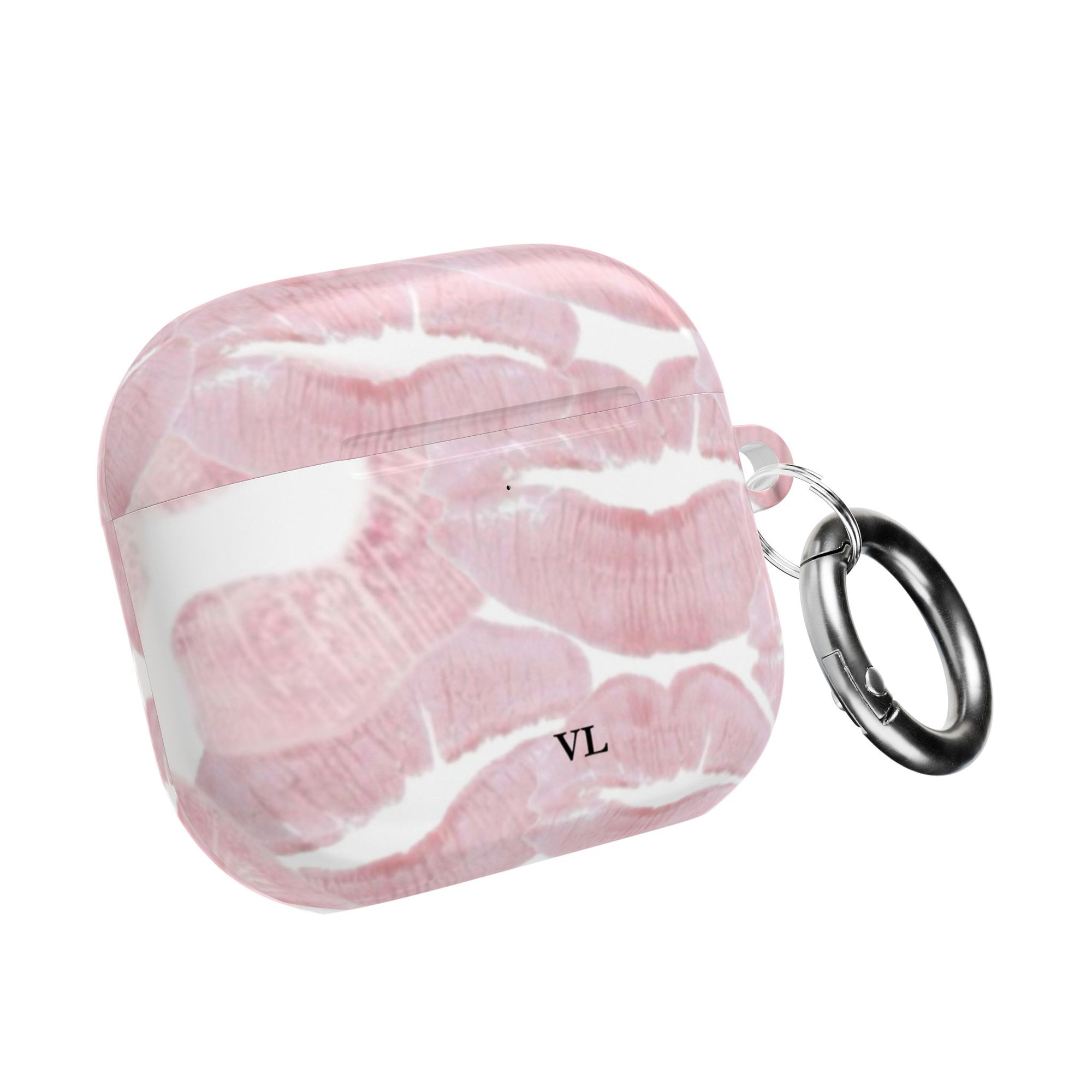 Pink Smooches Print AirPod Case