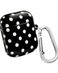 Black Polka Dot AirPod Case