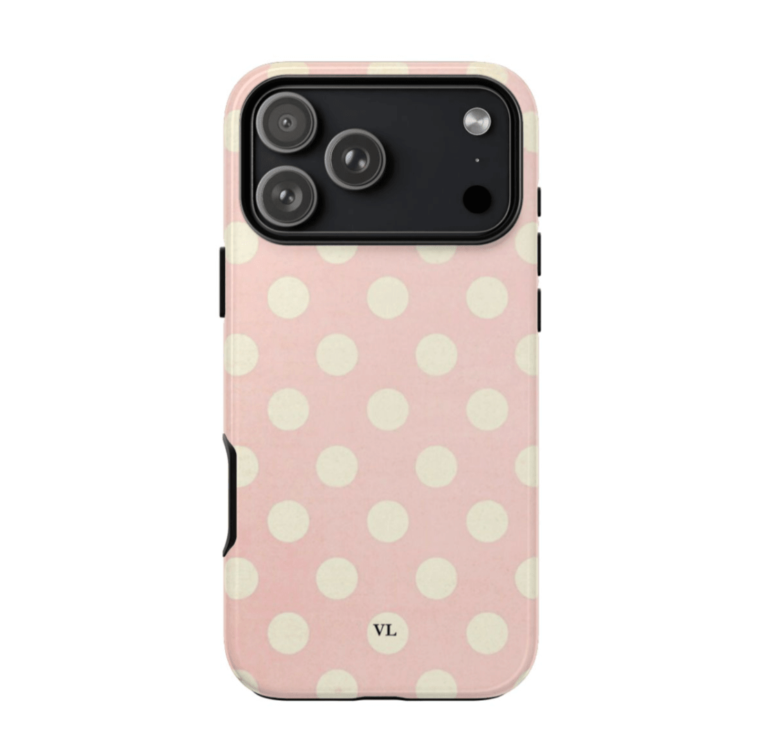 Pink Polka Dot Case - Vanilla Lane