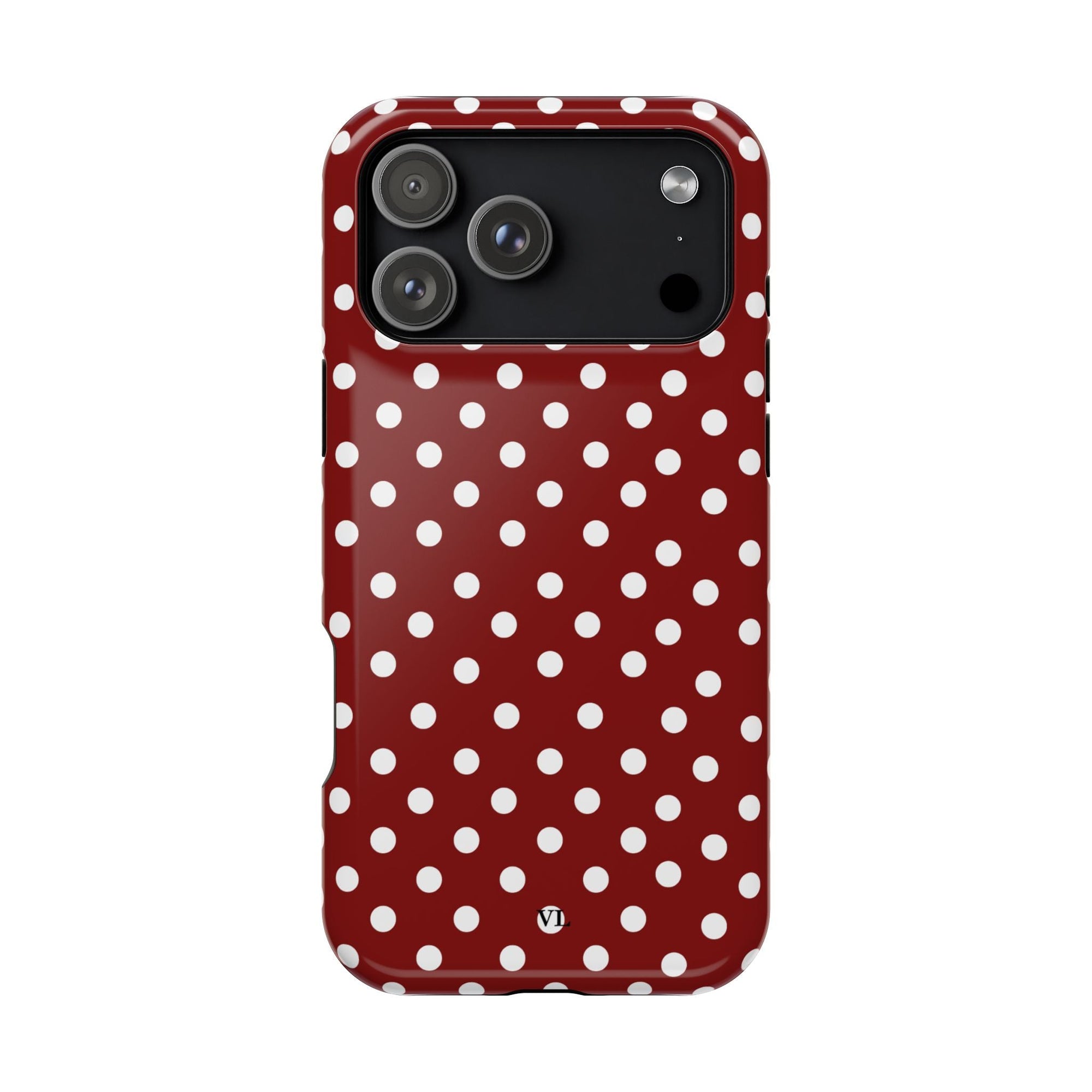 Red Polka Dot MagSafe Case - Vanilla Lane